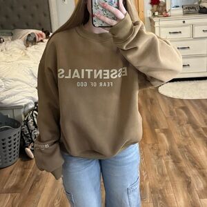 Essentials Brown Sweatshirt